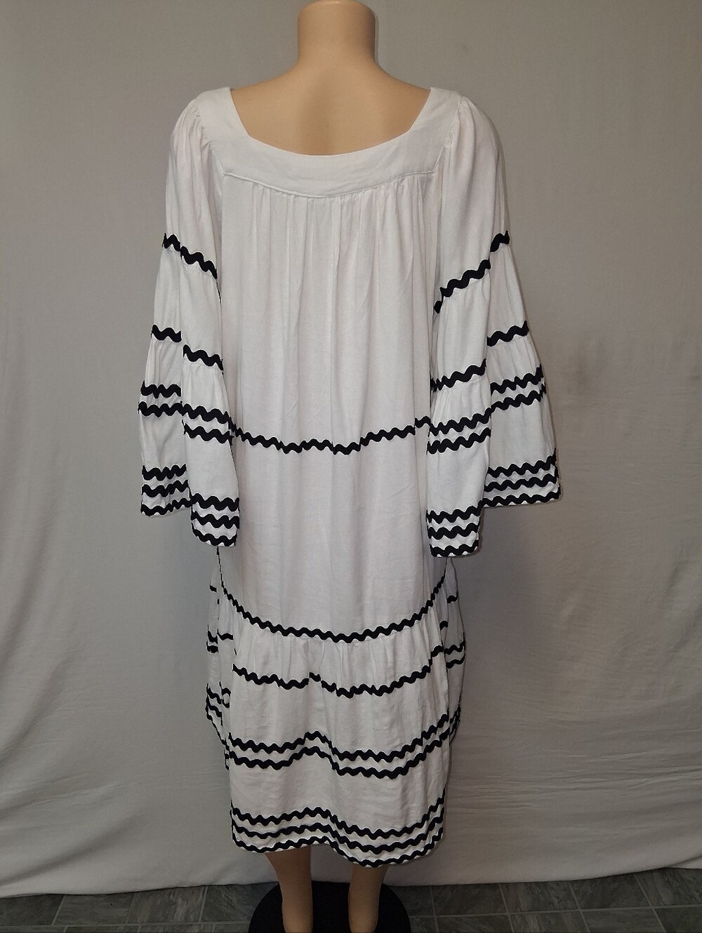 Lisa Marie Fernandez for Target Ric Rac Flare Sleeve Dress Ric Rac Flare Sleeve - Picture 11 of 17